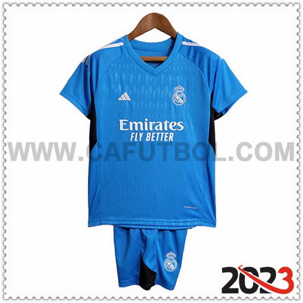 Camiseta Futbol Portero Real Madrid Ninos 2023 2024