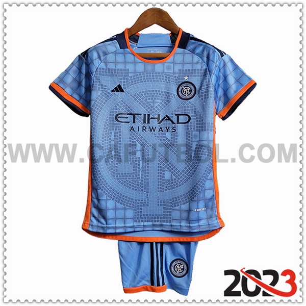 Primera Camiseta Futbol New York City FC Ninos 2023 2024