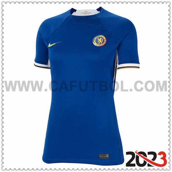 Primera Camiseta Futbol FC Chelsea Mujer 2023 2024