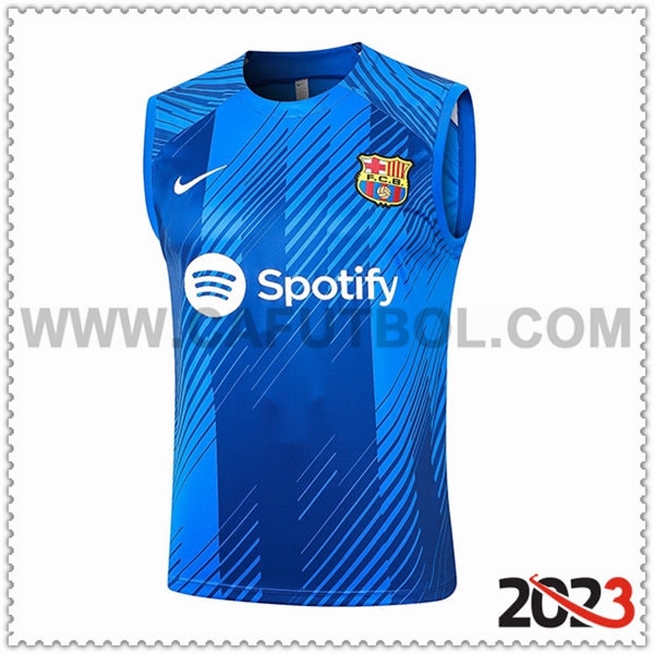 Chalecos De Futbol FC Barcelona Azul 2023 2024 -06