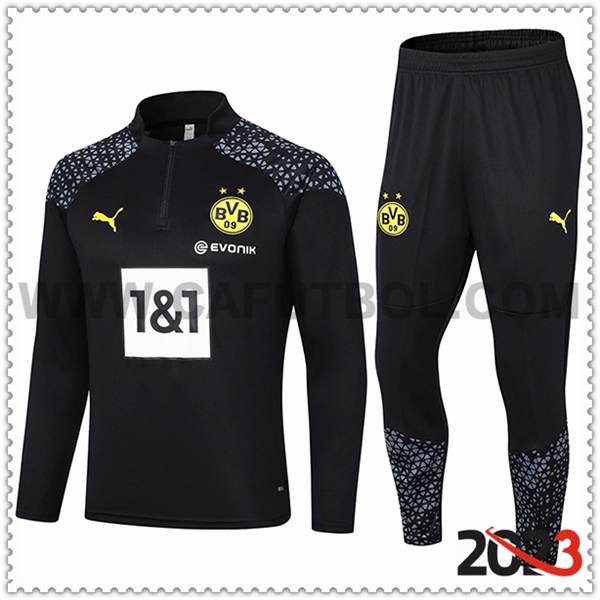 Chandal Futbol Dortmund BVB Negro 2023 2024