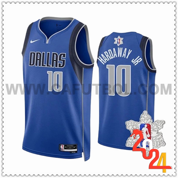 Camisetas Dallas Mavericks (HARDAWAY JR #10) 2023/24 Azul/Gris