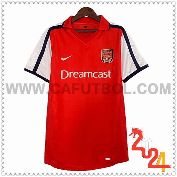 Primera Camiseta Retro Arsenal 2001/2002