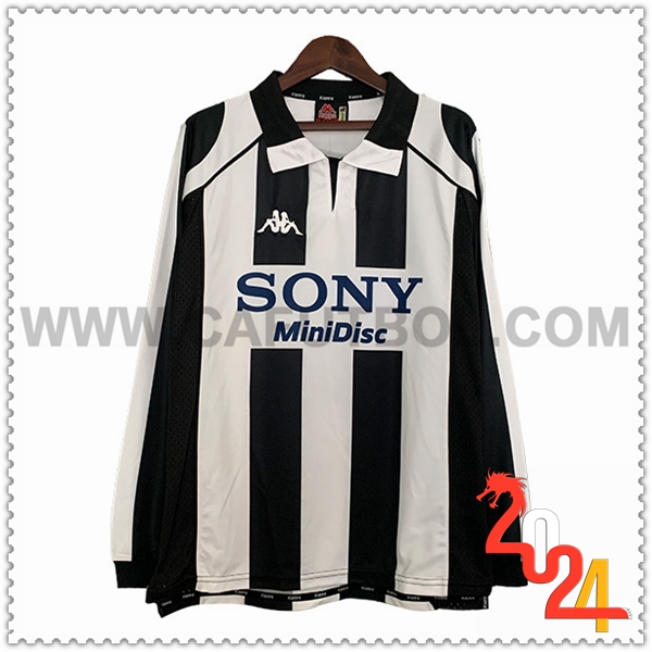 Primera Camiseta Retro Juventus Mangas largas 1997/1998