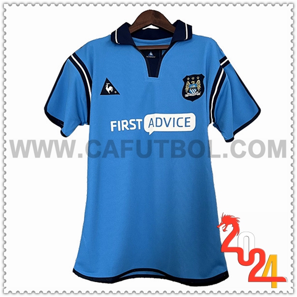 Primera Camiseta Retro Manchester City 2002/2003