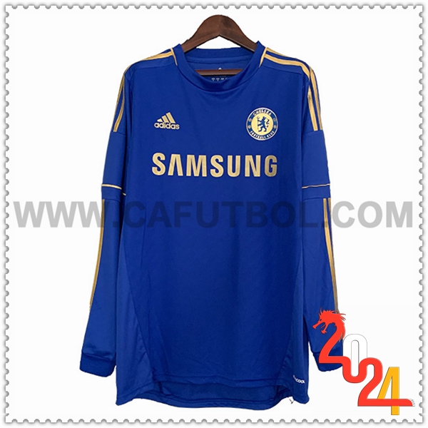 Primera Camiseta Retro FC Chelsea Mangas largas 2012/2013