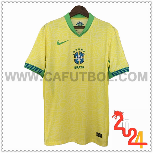 Primera Camiseta Equipo Brasil Versión filtrada 2023 2024