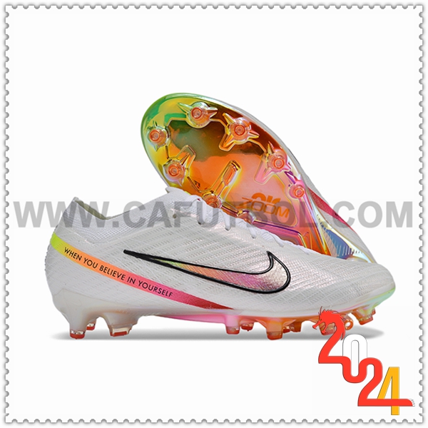 Nike Zapatos Futbol Air Zoom Mercurial Vapor XV Elite AG Blanco