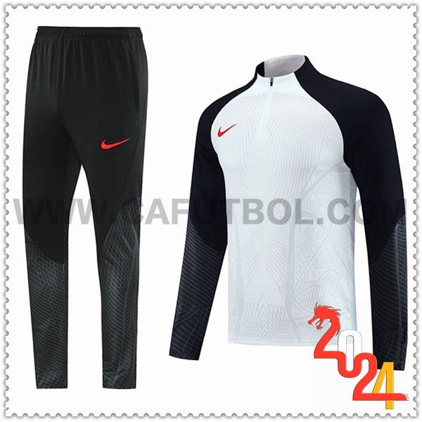 Chandal Futbol Nike Blanco/Negro 2023 2024