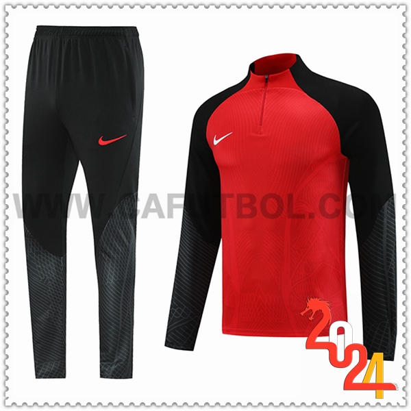 Chandal Futbol Nike Rojo/Negro 2023 2024