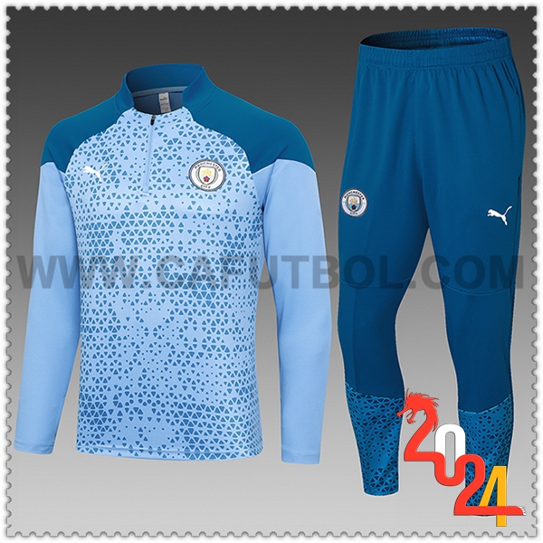 Chandal Futbol Manchester City Ninos Azul Claro 2023 2024 -03