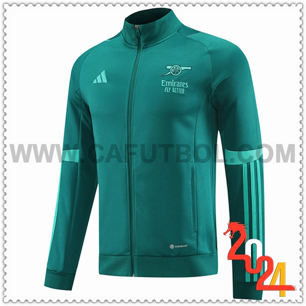 Chaquetas Futbol Arsenal Verde 2023 2024 2023 2024