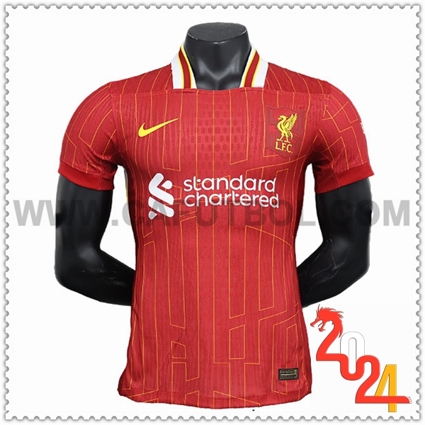 Primera Camiseta Futbol FC Liverpool Versión filtrada 2023 2024