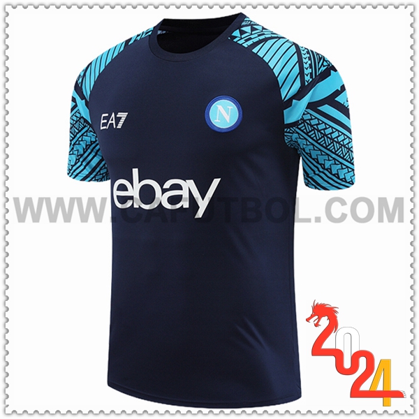 Camiseta Entrenamiento SSC Napoles Azul Oscuro 2024/2025
