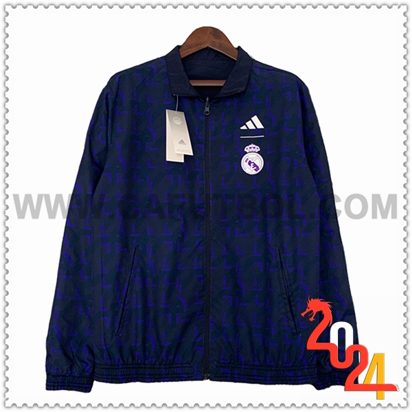Rompevientos Real Madrid Azul Oscuro 2023 2024