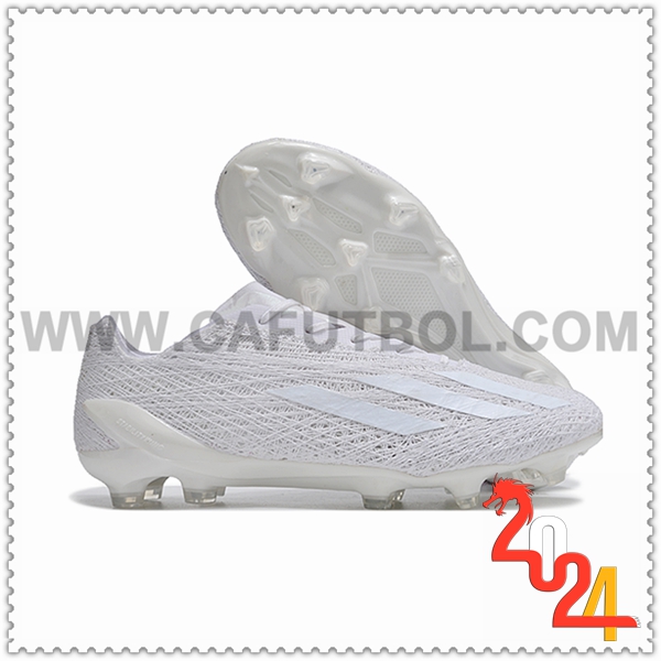 Adidas Botas De Fútbol CRAZYFAST STRUNG+ FG BOOTS Blanco