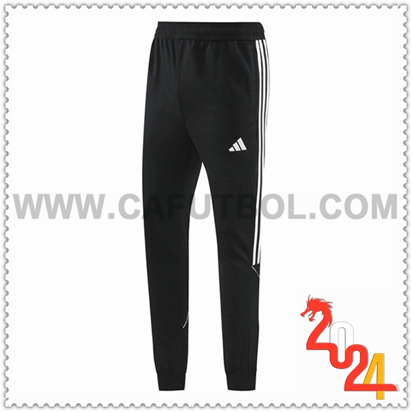 Pantalon Entrenamiento Adidas Negro/Blanco 2023 2024