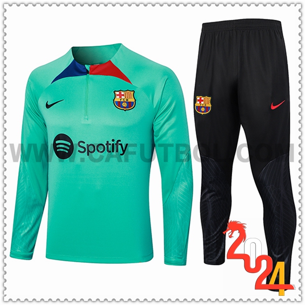 Chandal Futbol FC Barcelona Verde 2023 2024 -06