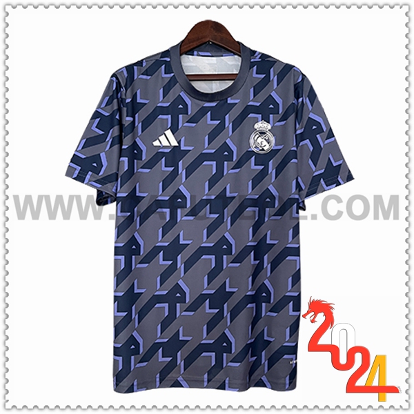 Camiseta Entrenamiento Real Madrid Gris/Azul/Violeta 2024 2025