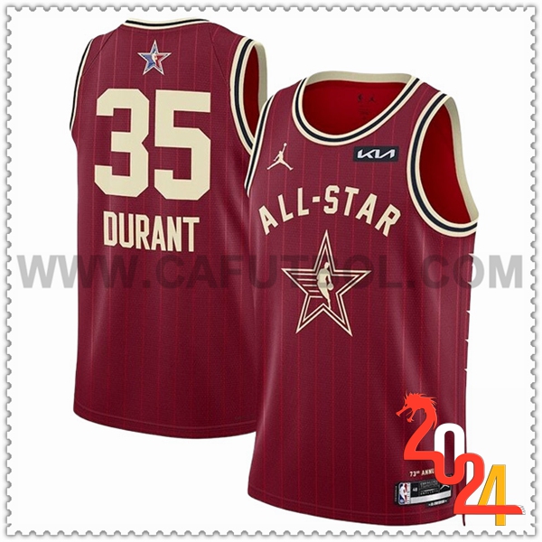 Camisetas American All-Star (DURANT #35) 2024/25 Rojo