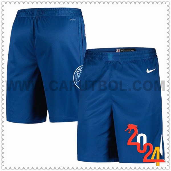 Cortos NBA Minnesota Timberwolves 2024/25 Azul -02