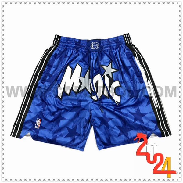 Cortos NBA Orlando Magic 2024/25 Negro/Azul/Blanco