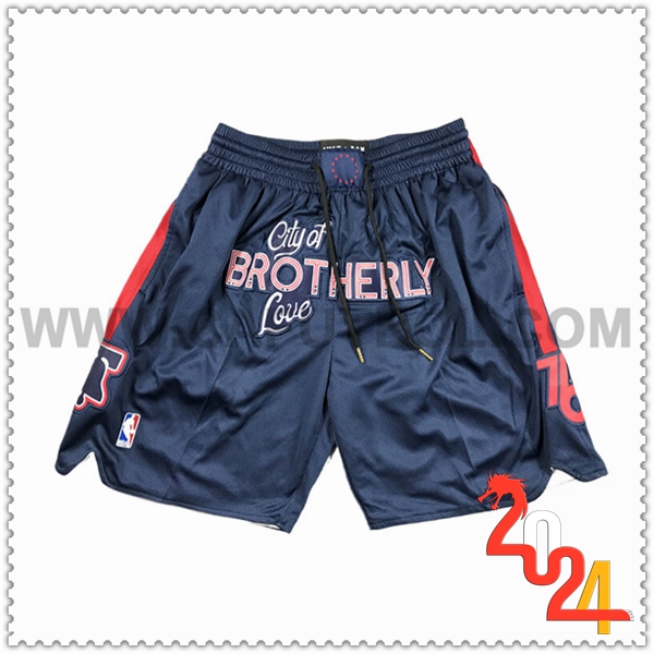 Cortos NBA Philadelphia 76ers 2024/25 Azul/Rojo