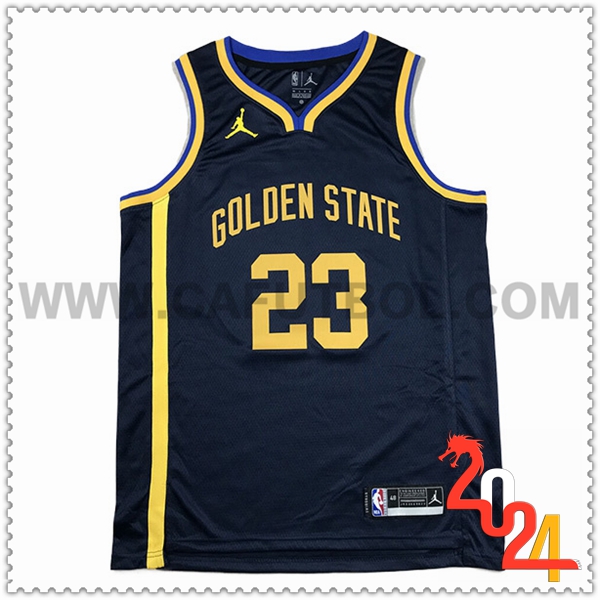 Camisetas Golden State Warriors (GREEN #23) 2024/25 Azul Oscuro