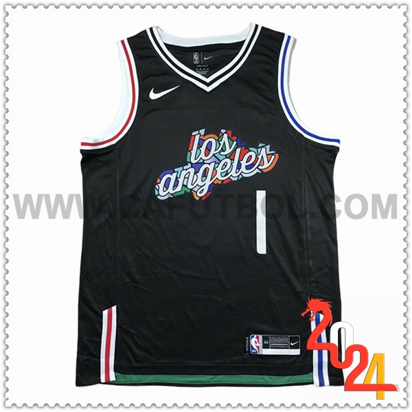 Camisetas Los Angeles Clippers (HARDEN #1) 2024/25 Negro