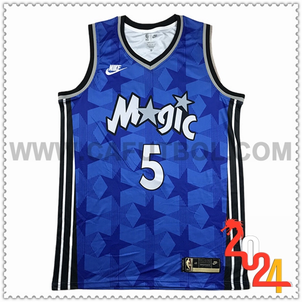 Camisetas Orlando Magic (BANCHERO #5) 2024/25 Azul/Negro/Blanco