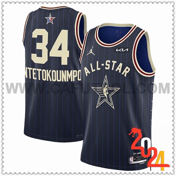 Camisetas American All-Star (ANTETOKOUNMPO #34) 2024/25 Azul