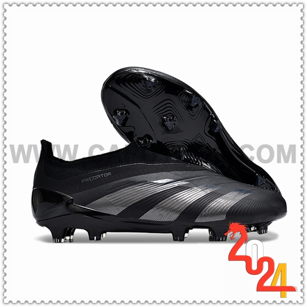 Adidas Botas De Fútbol PREDATOR ELITE LACELESS BOOTS FG Negro