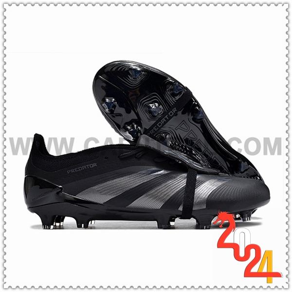 Adidas Botas De Fútbol Predator Elite Tongue FG Negro