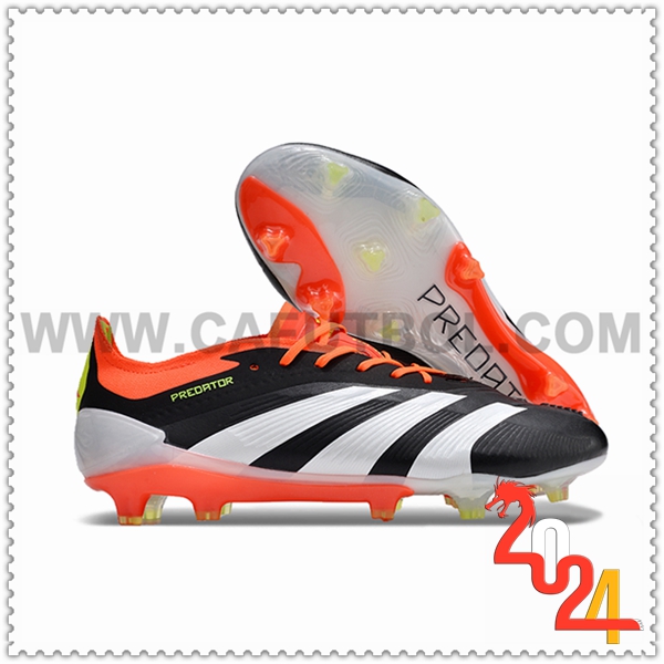 Adidas Botas De Fútbol Predator Elite FG Negro/Blanco/Violeta