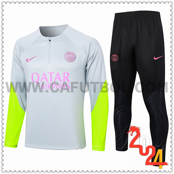 Chandal Futbol PSG Gris/Amarillo 2024 2025