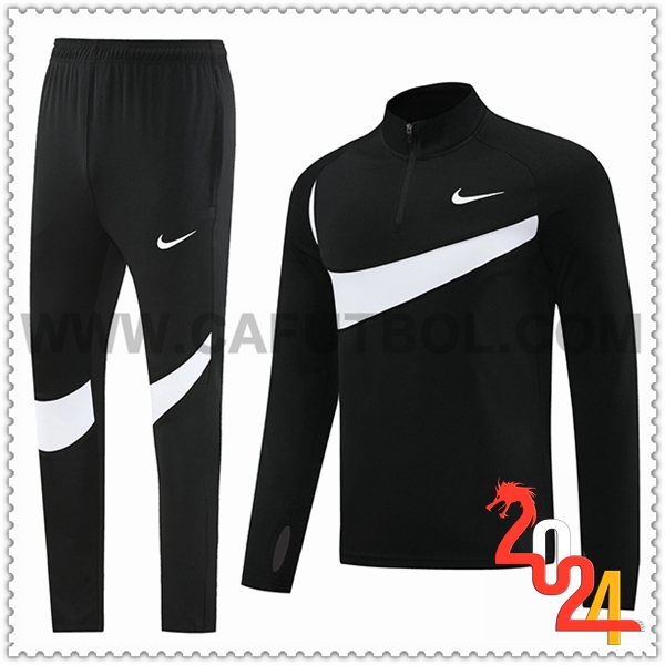 Chandal Futbol Nike Negro/Blanco 2024 2025