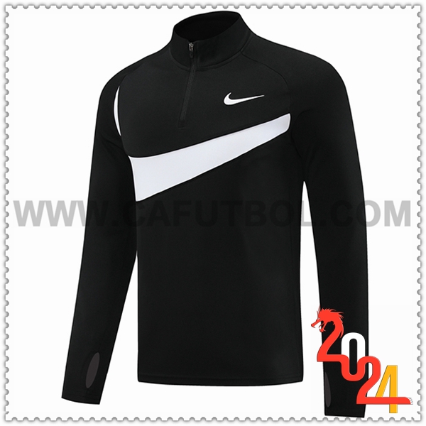 Sudadera Entrenamiento Nike Negro/Blanco 2024 2025