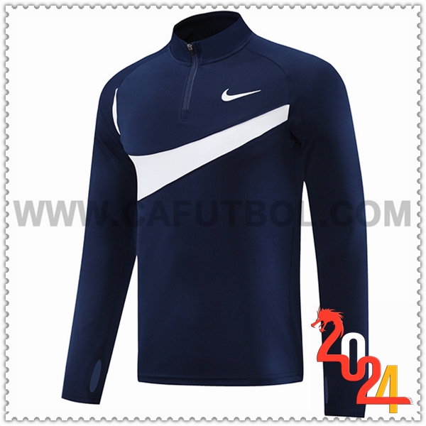 Sudadera Entrenamiento Nike Azul/Blanco 2024 2025