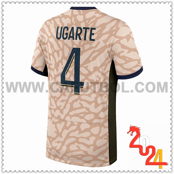 Camiseta Futbol PSG UGARTE #4 Cuarto 2023 2024