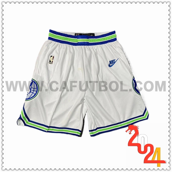 Cortos NBA Minnesota Timberwolves 2024/25 Blanco/Verde