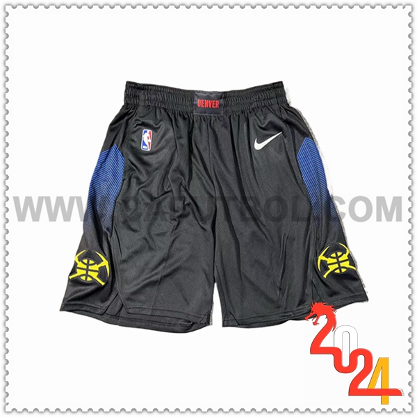 Cortos NBA Denver Nuggets 2024/25 Negro/Azul