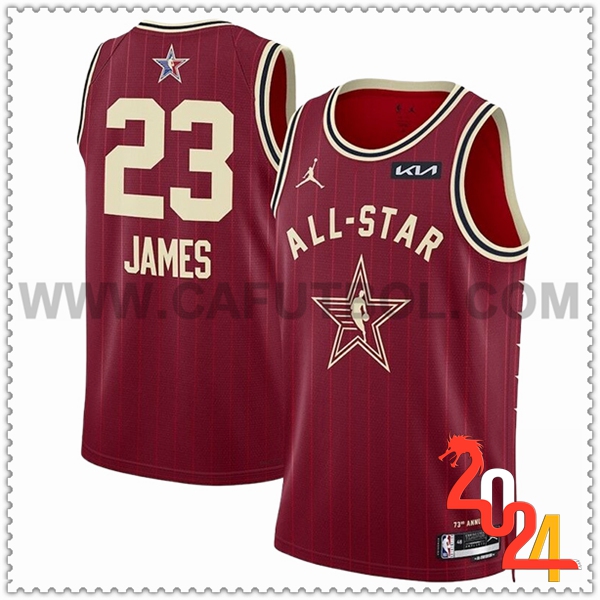 Camisetas De Futbol American All-Star (JAMES #23) 2024/25 Rojo/Amarillo