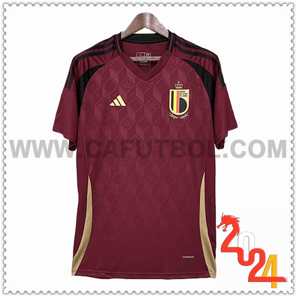 Primera Camiseta Equipo Belgica Rojo 2024 2025