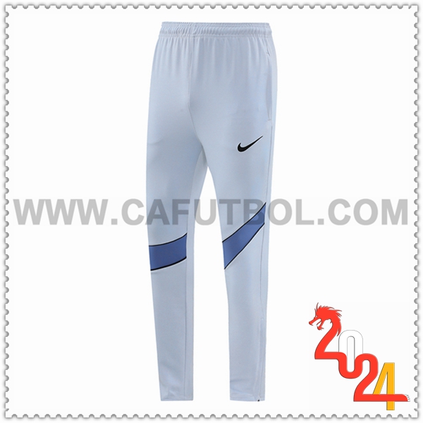 Pantalon Entrenamiento Nike Gris/Azul 2024 2025