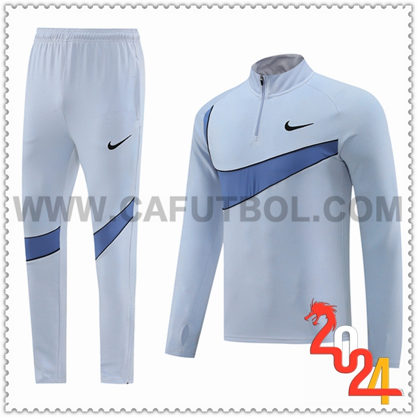 Chandal Futbol Nike Gris/Azul 2024 2025