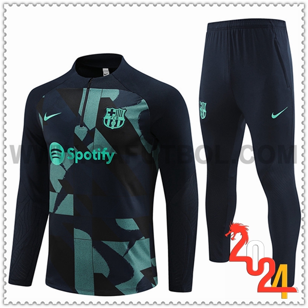 Chandal Futbol FC Barcelona Negro/Verde 2024 2025