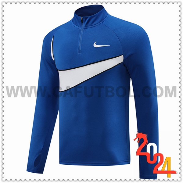 Sudadera Entrenamiento Nike Azul/Blanco 2024 2025
