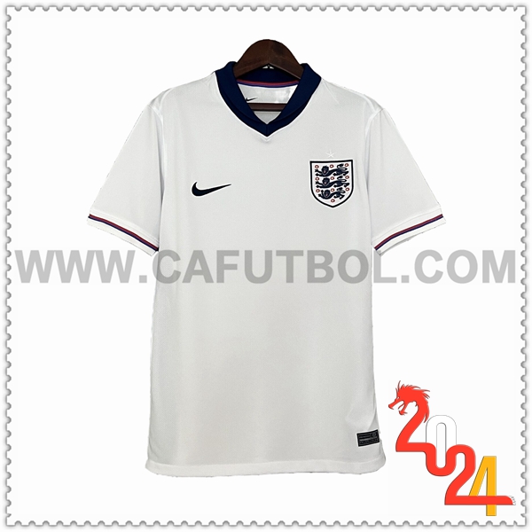 Segunda Camiseta Futbol Inglaterra Blanco Eurocopa 2024