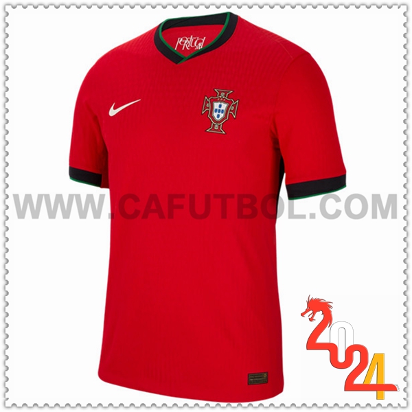 Primera Camiseta Futbol Portugal Rojo Eurocopa 2024