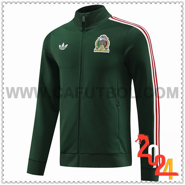 Chaquetas Futbol México Verde 2024 2025